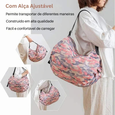 Bolsa Dobrável com Alça e Super Capacidade - MegaFlex
