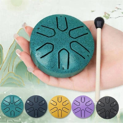 Tambor Relaxante de Paz  - HarmoniDrum / Com Baquetas + Brindes