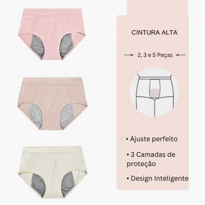 Absorva® Kit Calcinhas Absorventes - Frete Grátis