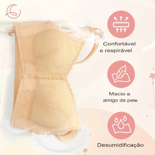 Sutiã Respirável com Fecho Frontal | Pacote com 2 + Envio Grátis