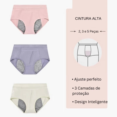 Absorva® Kit Calcinhas Absorventes - Frete Grátis
