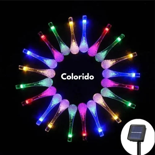 Luzes de Jardim LED com Painel Solar - BrilhoGarden