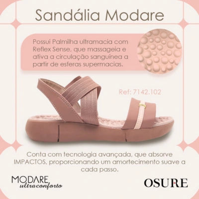 Kit 3 Sandálias Modare - para Esporão e Fascite Plantar (Oferta Especial)