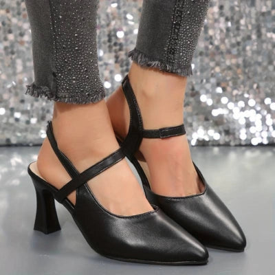 Scarpin Conforto - Salto Grosso (Promoção Especial de Inverno)