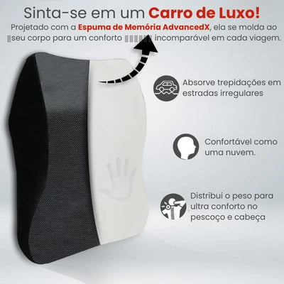 Travesseiro de Pescoço Confort - Conforto Para Cada Quilômetro