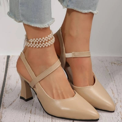 Scarpin Conforto - Salto Grosso (Promoção Especial de Inverno)