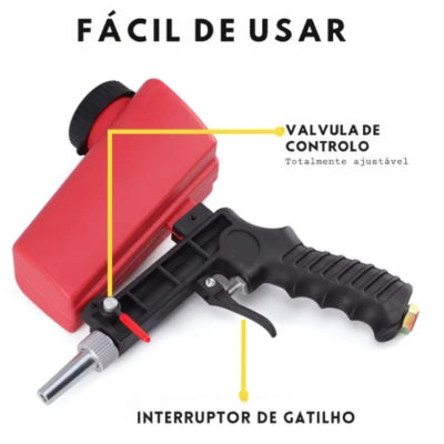 Pistola de jato de areia - TurboJato Pro