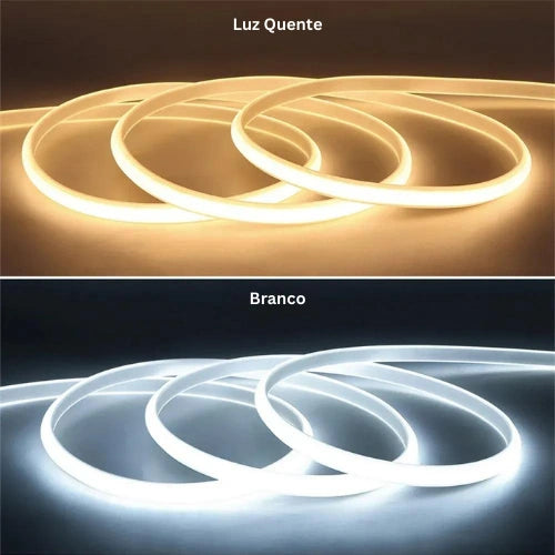 Luminária LED Flexível Garden Glow™ - Corda LED de Alta Luminosidade