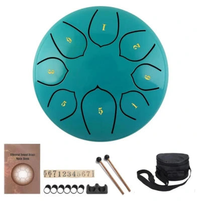 Tambor Relaxante de Paz  - HarmoniDrum / Com Baquetas + Brindes