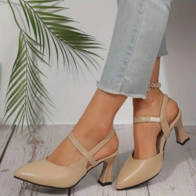 Scarpin Conforto - Salto Grosso (Promoção Especial de Inverno)
