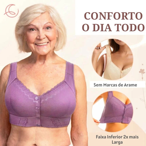 Sutiã Respirável com Fecho Frontal | Pacote com 2 + Envio Grátis