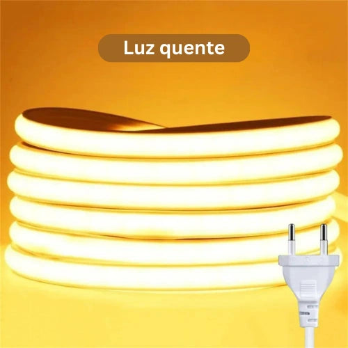 Luminária LED Flexível Garden Glow™ - Corda LED de Alta Luminosidade