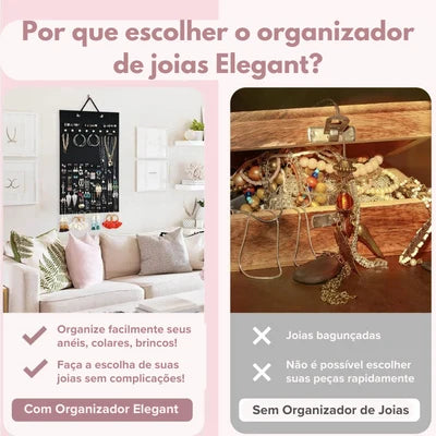 Expositor Organizador de Brincos e Joias - Elegant Angeles