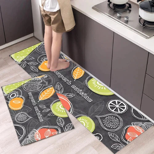 Tapete Antiderrapante para Cozinha - à prova de água, óleo e manchas!